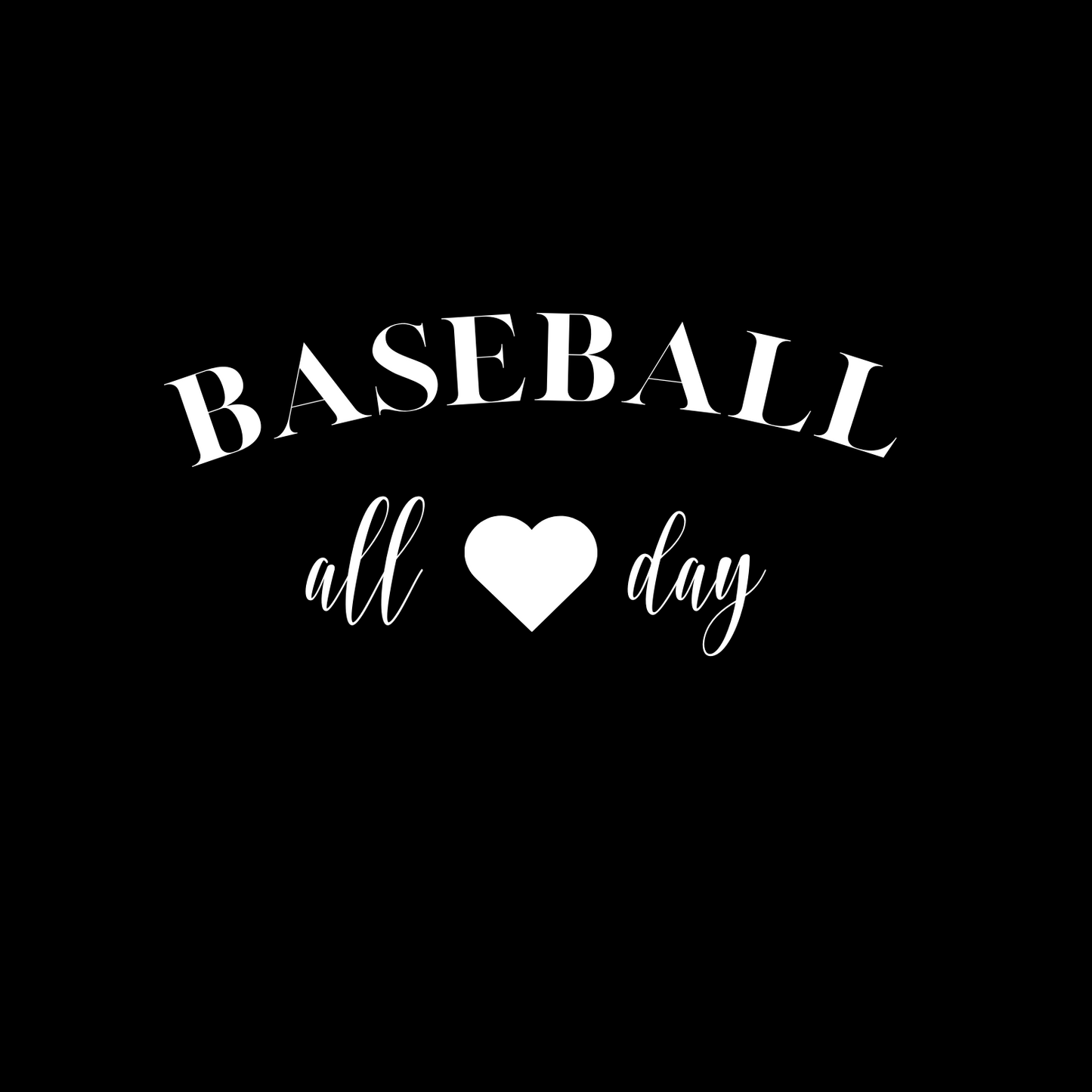 Baseball All Day Tee