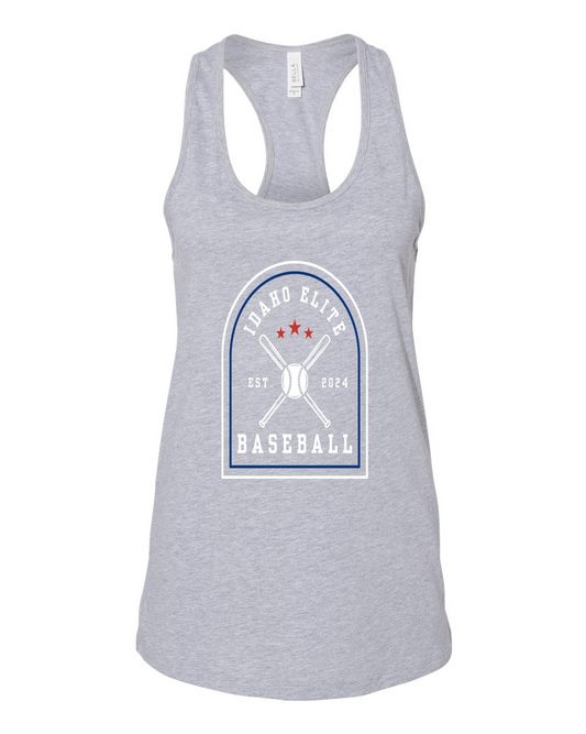 Elite Old School White Women's Jersey Racerback Tank