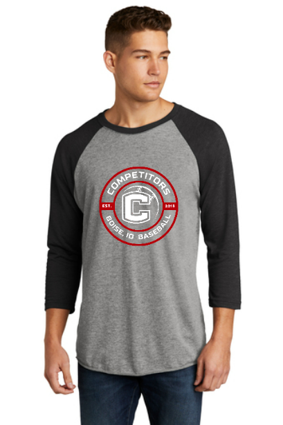 Competitors Circle Red/White Raglan Shirt