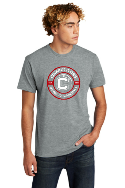 Competitors Circle Red/White Logo Adult Tee