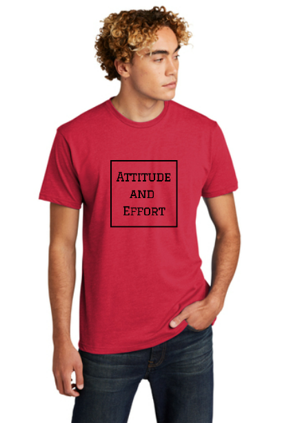 Attitude and Effort B/W Competitors Tee Shirt