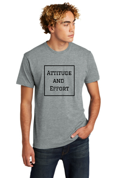 Attitude and Effort B/W Competitors Tee Shirt