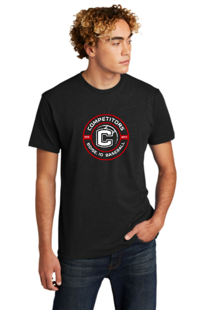 Competitors Circle Red/White Logo Adult Tee