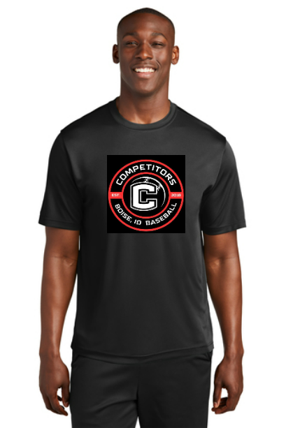 Competitors Circle Red/White Adult Tee