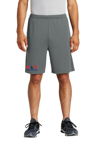 Elite Idaho I Red/Blue Logo Short - Adult Performance